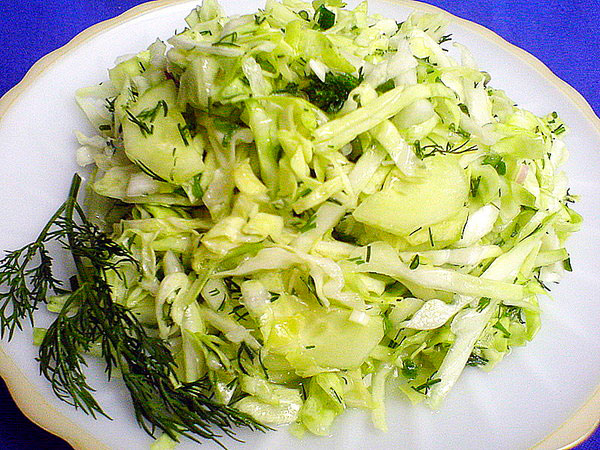 Салат из капусты для похудения